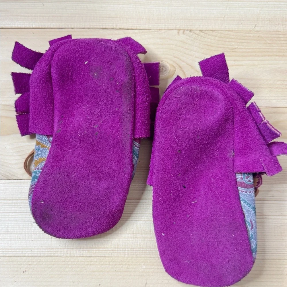 Handmade kids moccasins